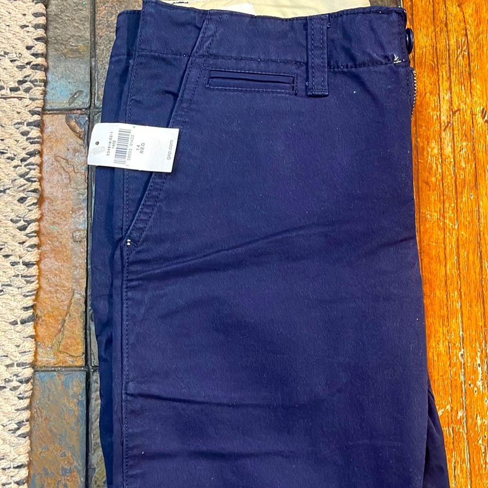 Navy pants BOYS 14 reg NWT